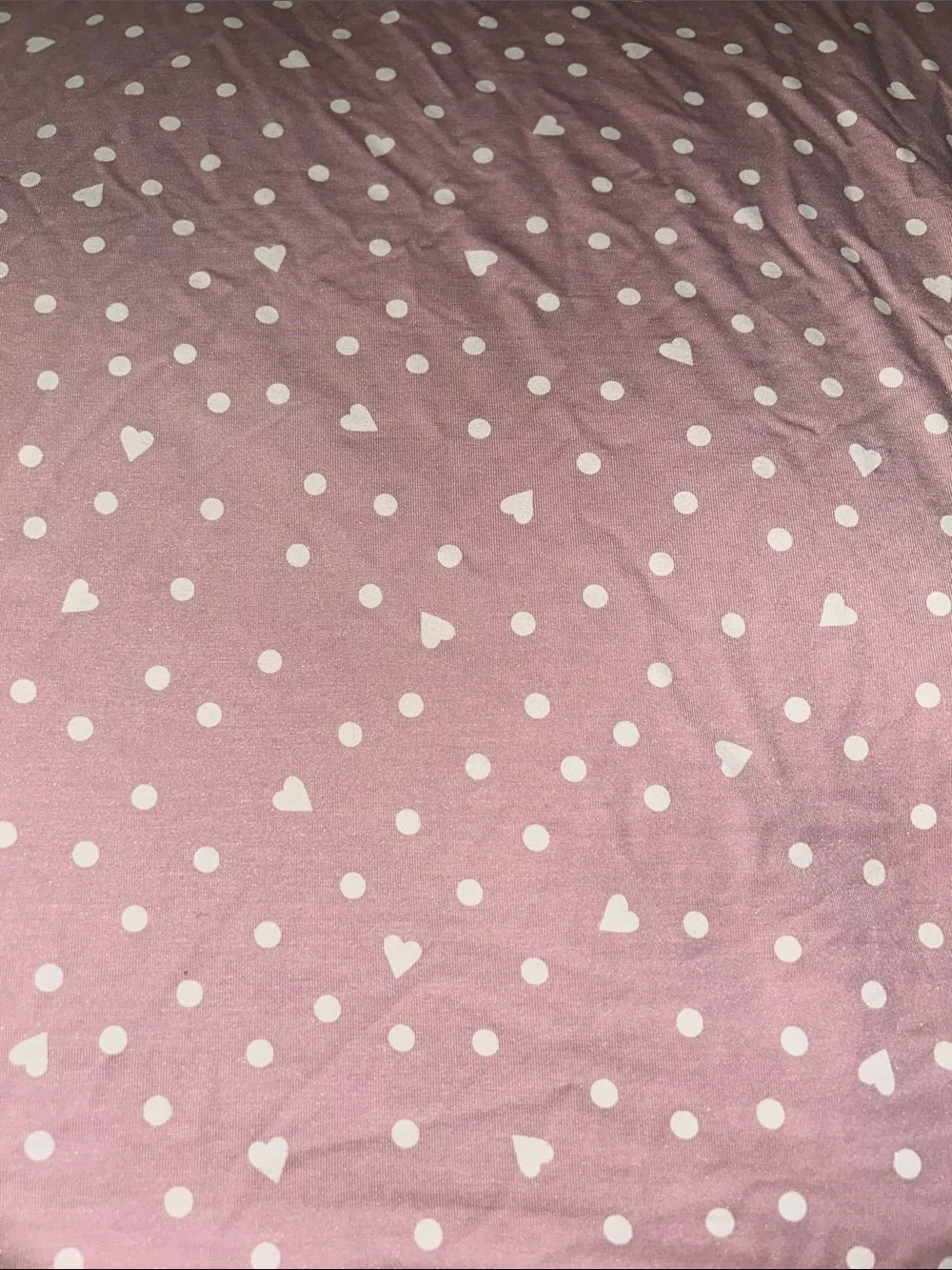 NWT pink hearts and polka dot sleep top camisole